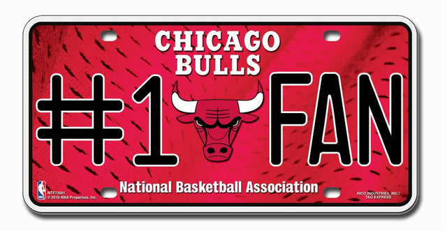 Chicago Bulls License Plate #1 Fan