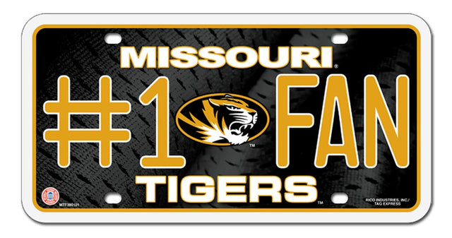 Missouri Tigers License Plate #1 Fan