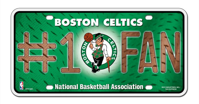 Matrícula de los Boston Celtics n.° 1 Fan