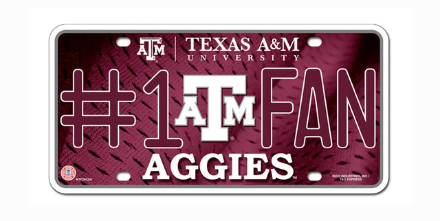 Matrícula de aficionado n.° 1 de los Texas A&amp;M Aggies