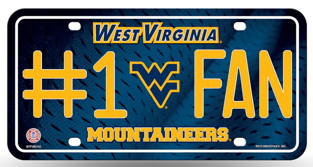 Matrícula de los Mountaineers de West Virginia: fanático número 1