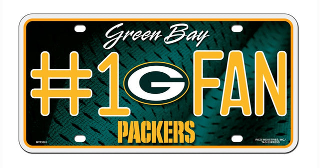 Matrícula de los Green Bay Packers n.° 1 Fan