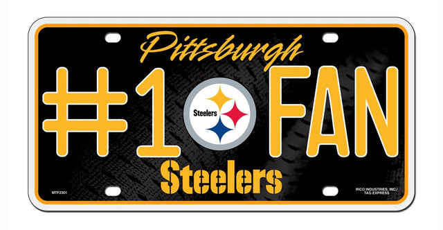 Matrícula de los Pittsburgh Steelers n.° 1 Fan