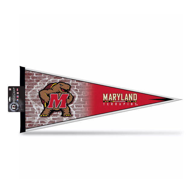 Banderín de Maryland Terrapins de 12 x 30 en cartulina de Rico