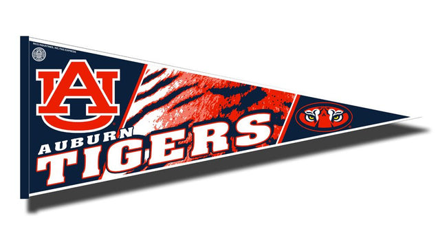 Banderín de Auburn Tigers de 12 x 30 en cartulina de Rico