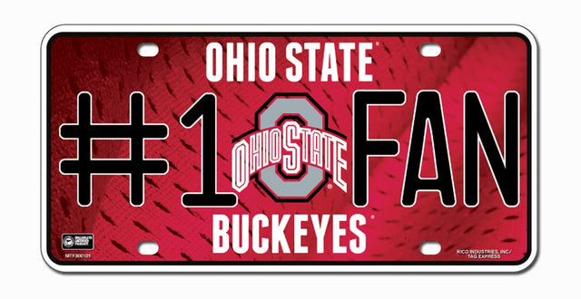 Matrícula de fanático número 1 de Ohio State Buckeyes