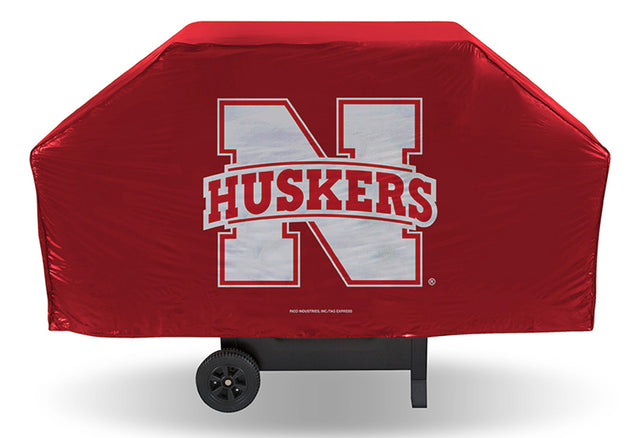 Funda económica para parrilla de Nebraska Cornhuskers