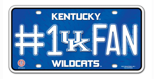 Matrícula de Kentucky Wildcats n.° 1 Fan