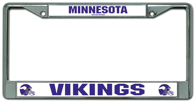 Minnesota Vikings License Plate Frame Chrome