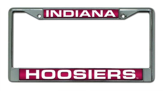 Marco para matrícula de Indiana Hoosiers cortado con láser en cromo