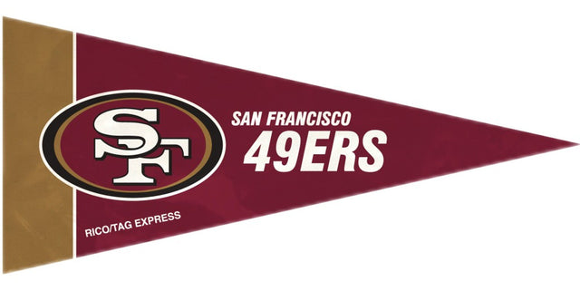 Juego de banderines de los San Francisco 49ers en miniatura de 8 piezas