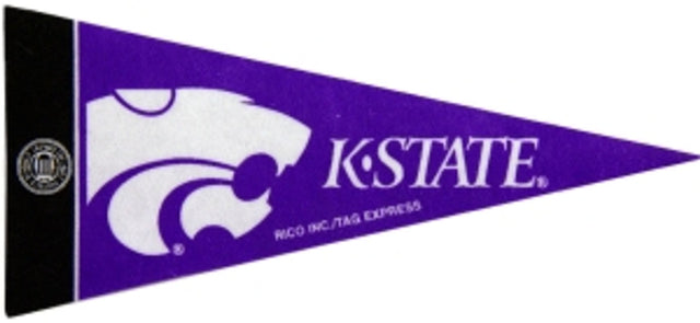 Juego de banderines de los Kansas State Wildcats en miniatura de 8 piezas