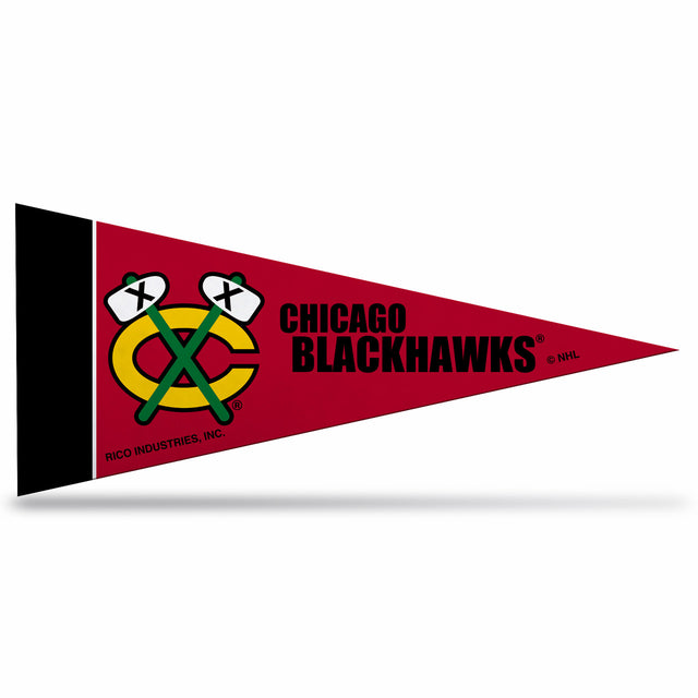 Juego de banderines de los Chicago Blackhawks en miniatura de 8 piezas