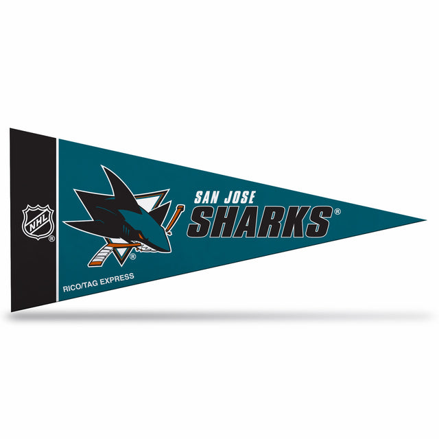 Banderines en miniatura de los San Jose Sharks (juego de 8 piezas)