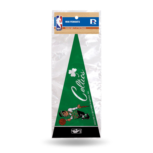 Boston Celtics Mini Pennants - 8 Piece Set