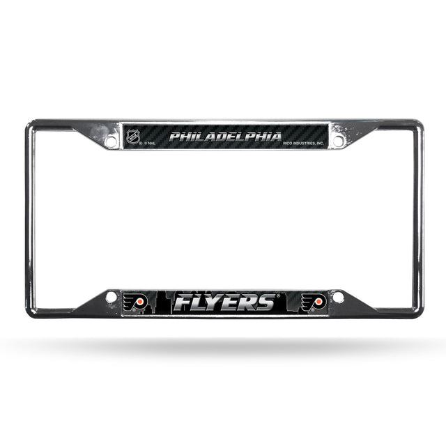 Philadelphia Flyers License Plate Frame Chrome EZ View