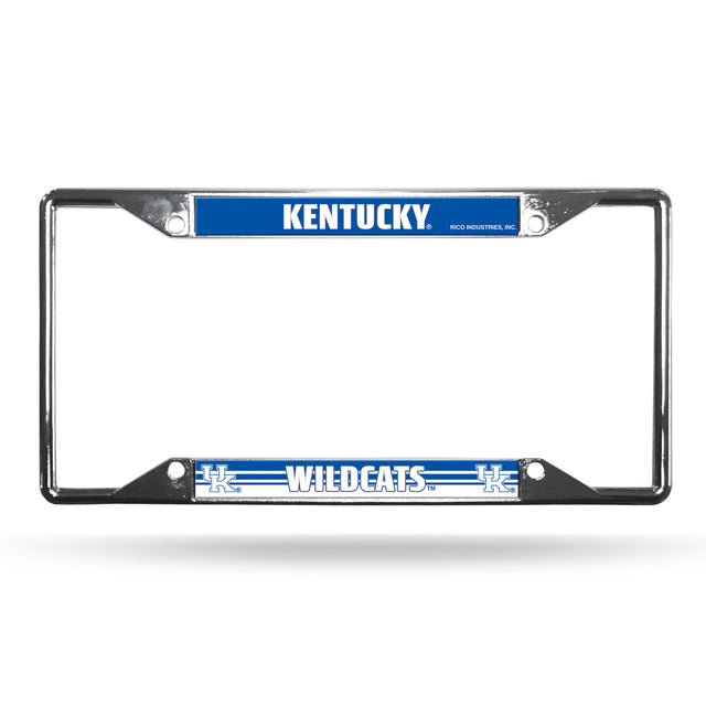 Kentucky Wildcats License Plate Frame Chrome EZ View