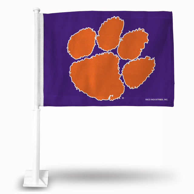 Coche con la bandera de los Tigres de Clemson