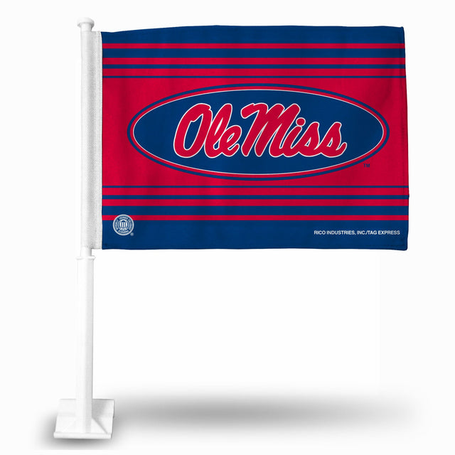 Mississippi Rebels Flag Car