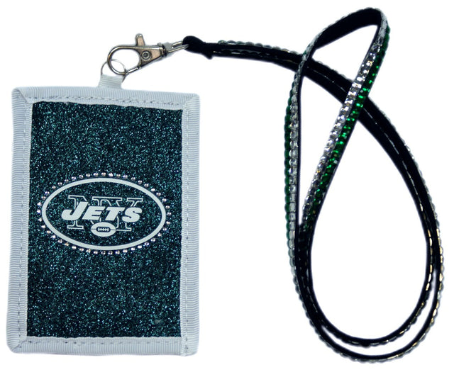 Cartera con cordón de cuentas de los New York Jets