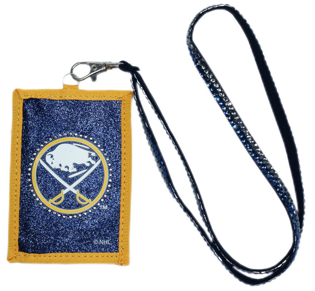 Cartera Buffalo Sabres con cordón de cuentas