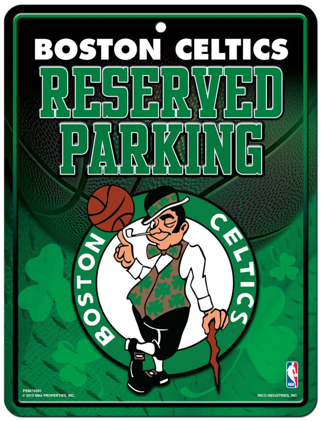 Boston Celtics Sign Metal Parking