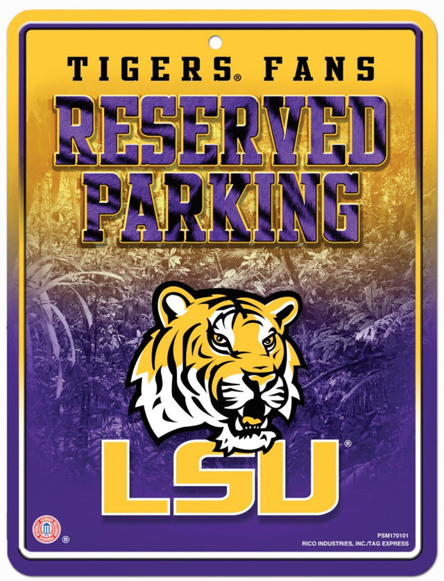 LSU Tigers 金属停车标志