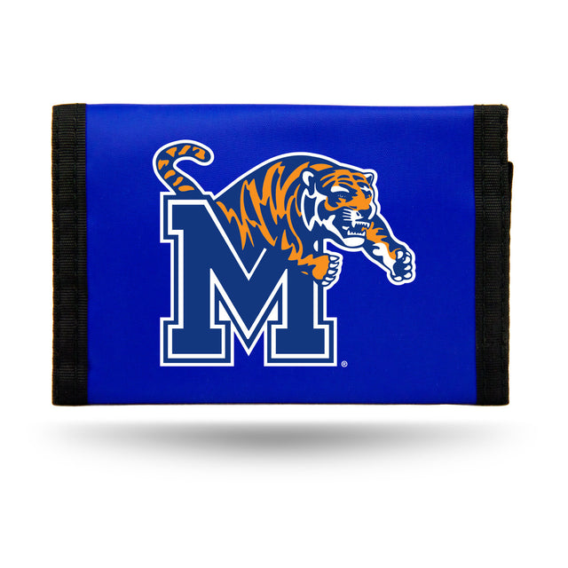 Cartera de nailon con tres pliegues de los Memphis Tigers