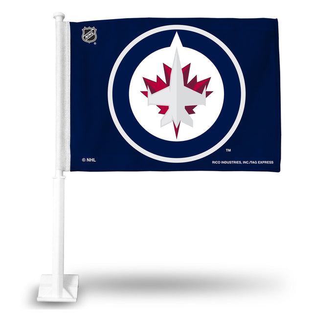 Winnipeg Jets Flag Car