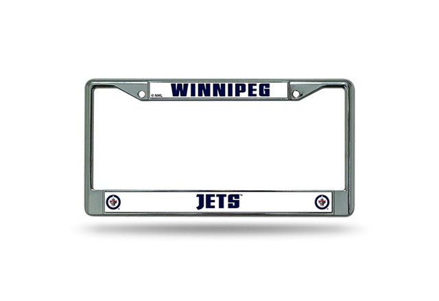 Winnipeg Jets License Plate Frame Chrome