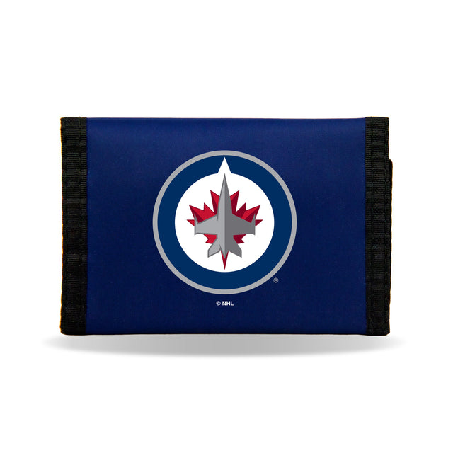 Cartera de nailon con tres pliegues de los Winnipeg Jets