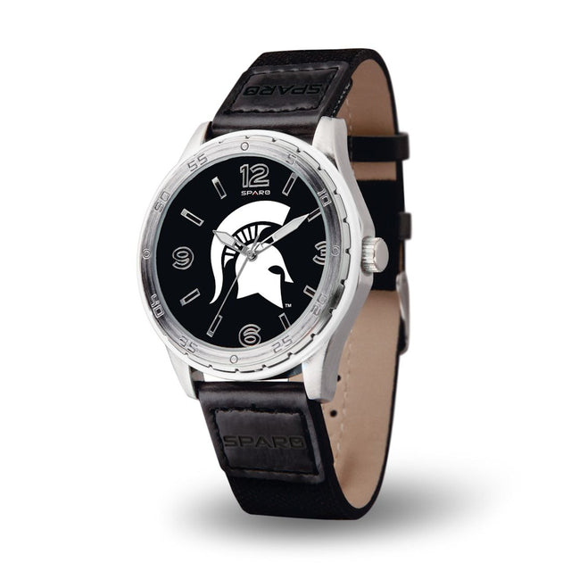 Reloj de estilo masculino de los Spartans de Michigan State