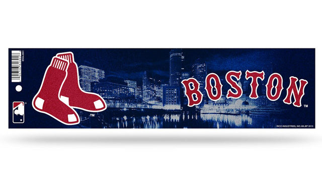 Boston Red Sox Decal Bumper Sticker Glitter