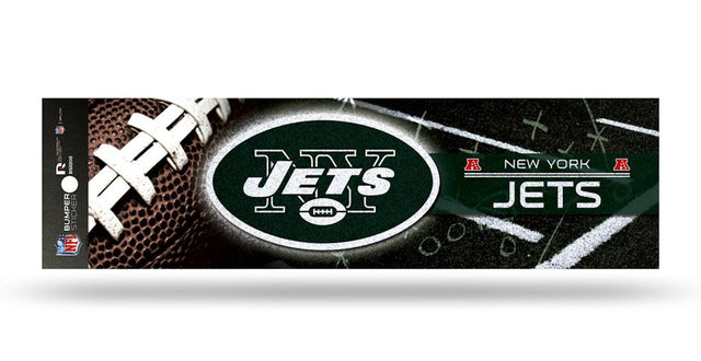 Calcomanía para parachoques con brillantina de los New York Jets