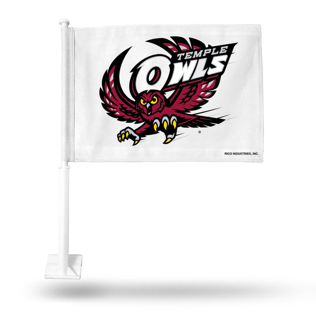 Temple Owls Flag Car