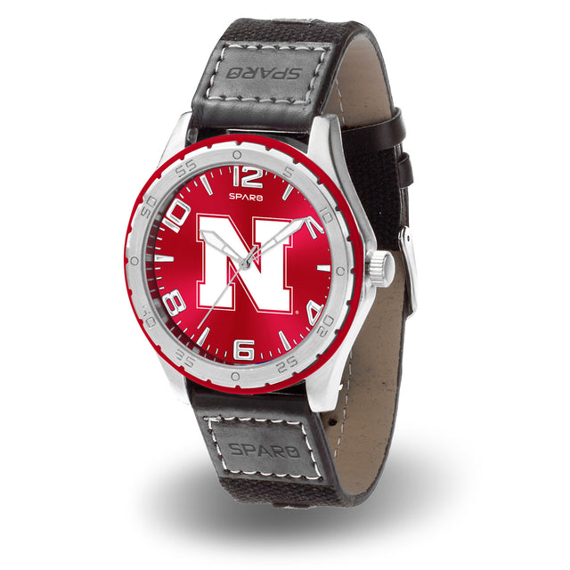 Reloj estilo Gambit para hombre de los Nebraska Cornhuskers