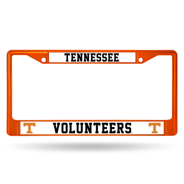 Tennessee Volunteers License Plate Frame Metal Orange