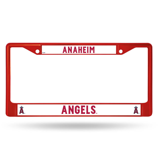 Los Angeles Angels License Plate Frame Metal Red