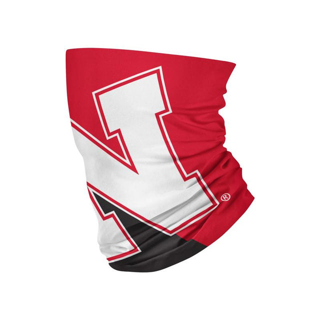 Polaina para mascarilla de los Nebraska Cornhuskers con logotipo grande