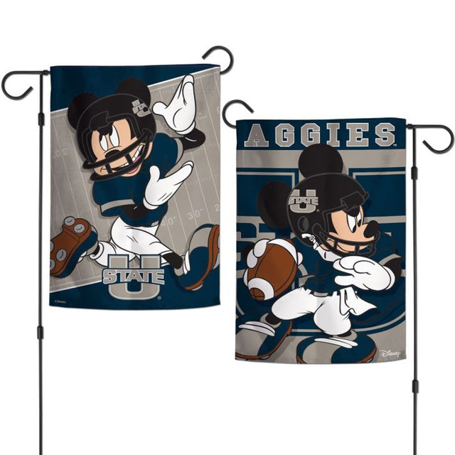 Utah State Aggies / Disney Garden Flags 2 sided 12.5" x 18"