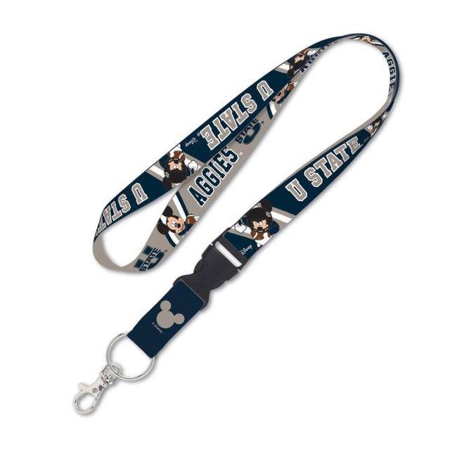 Cordón de Utah State Aggies/Disney con hebilla desmontable de 1"