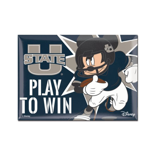 Utah State Aggies / Disney Metal Magnet 2.5" x 3.5"