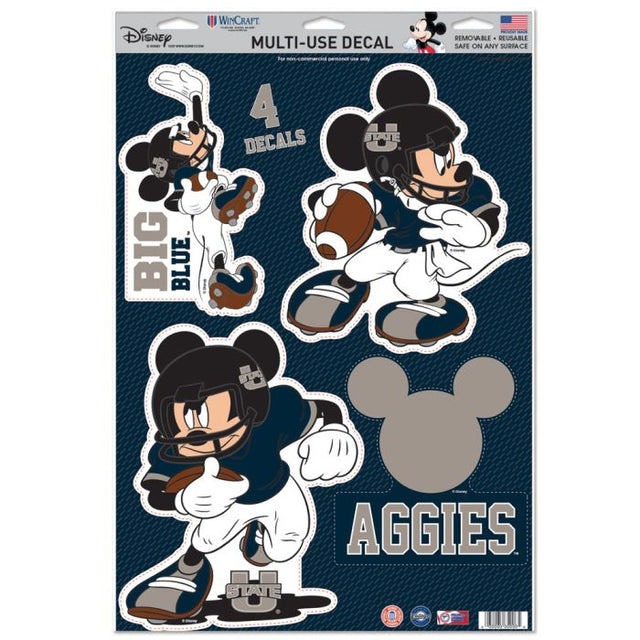 Calcomanía multiusos de Utah State Aggies/Disney de 11" x 17"