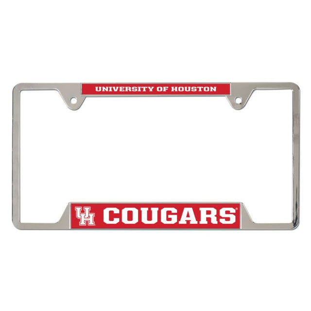 Houston Cougars Metal License Plate Frame