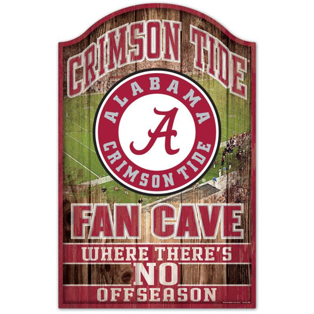 Alabama Crimson Tide Wood Sign 11" x 17" 1/4" thick