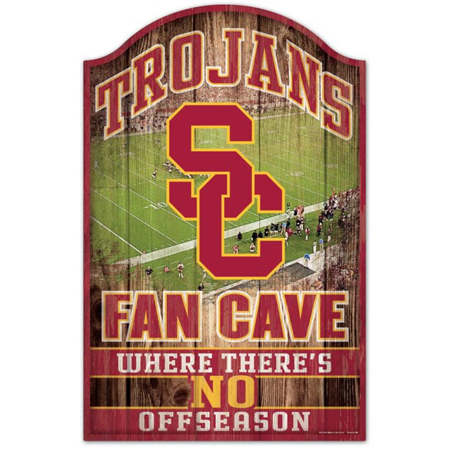 USC Trojans Wood Sign 11" x 17" 1/4" thick