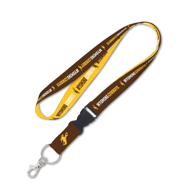 Wyoming Cowboys Lanyard w/detachable buckle 1"