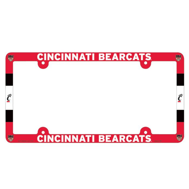 Marco para matrícula de los Cincinnati Bearcats a todo color