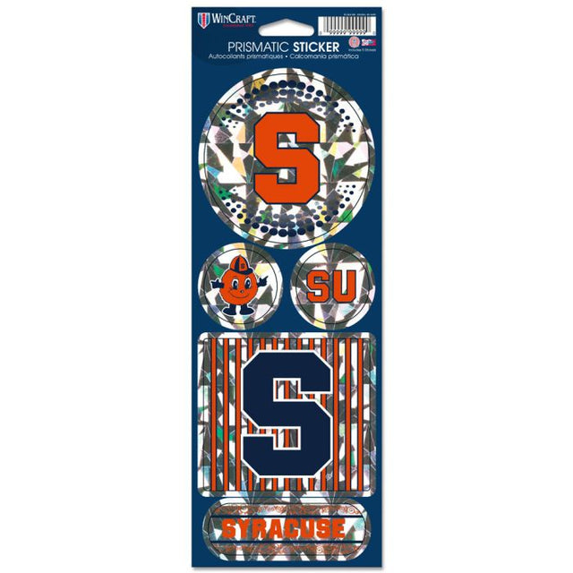 Syracuse Orange Prismatic Decal 4" x 11"