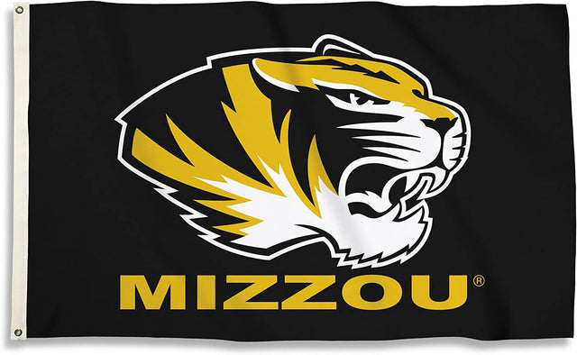 Bandera de los Tigres de Missouri 3x5 Logotipo de BSI